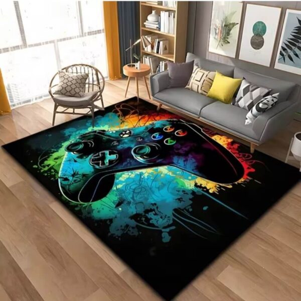 Tepih Magični džojstik tg-2046 u dimenziji 140x220cm, prikazan na podu sobe
