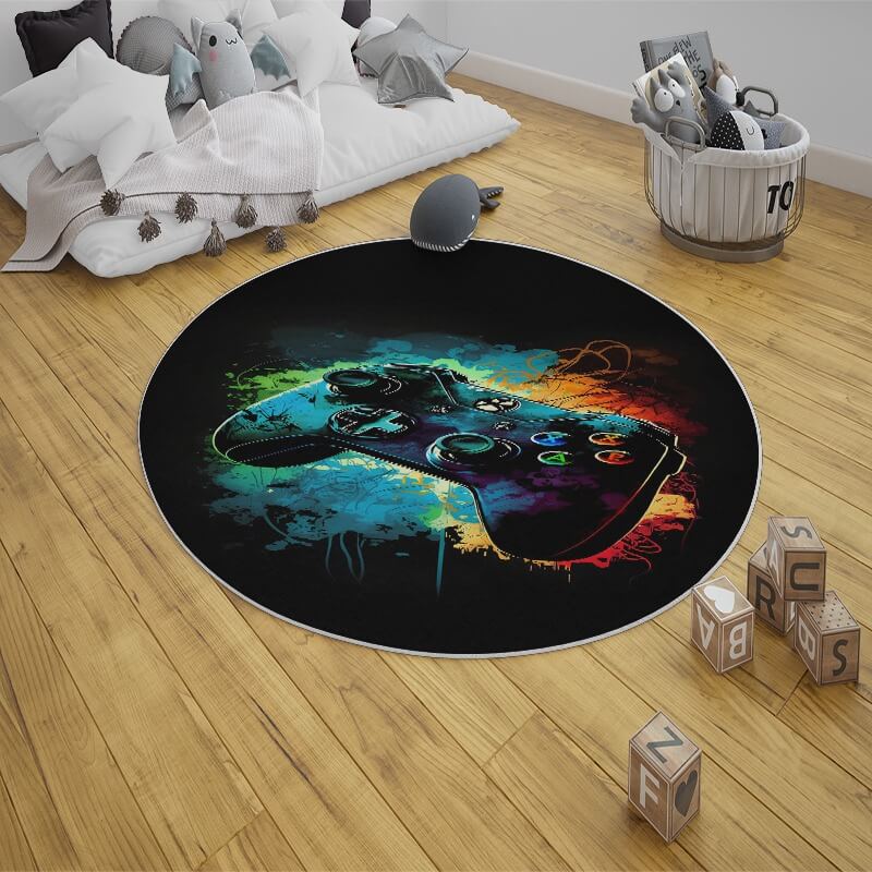 Okrugli dečiji tepih Magični džojstik Okrugli dečiji tepih Magični džojstik