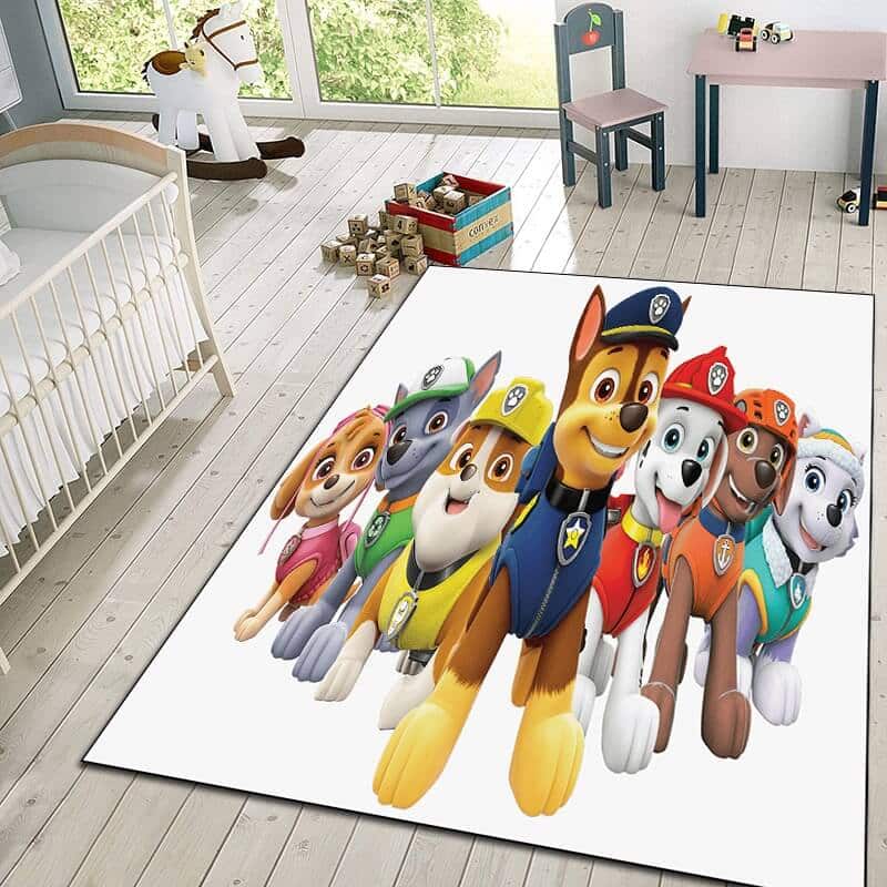 Tepih za decu Patrolne šape (1) Tepih za decu Patrolne šape