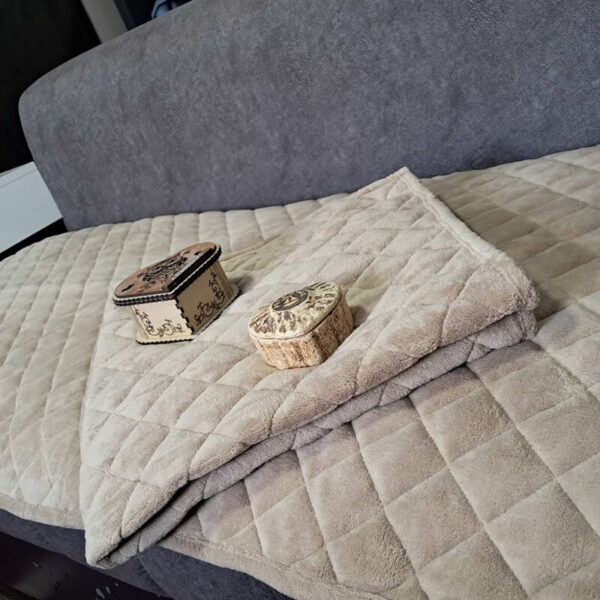 Set prekrivača Cotex svetlo braon