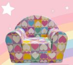 Fotelja na razvlačenje Bambi srce- šarena - Slika 2