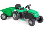 Dečiji traktor na pedale 959 sa prikolicom - zeleni