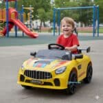 Auto za decu MB8013 žuti