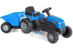 Dečiji traktor na pedale 959 sa prikolicom - plavi