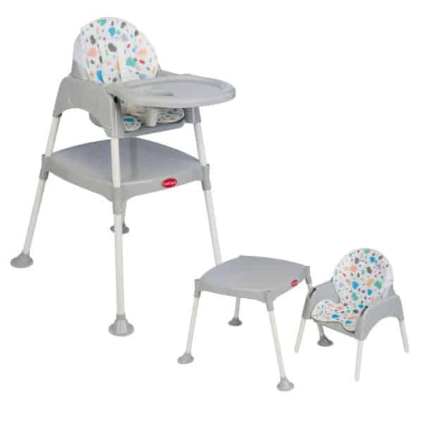 Hranilica za bebe siva model 614 2u1