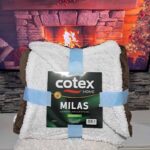 Plišano ćebe Venedik - Braon - Slika 3