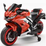 Veliki dečiji motor R-15 na akumulator 12V - crveni, SM-24101C