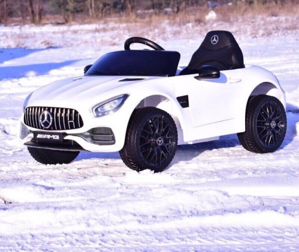 Dečiji auto Mercedes GTR beli