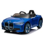 Automobil BMW I4 plavi