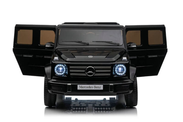 Džip 4×4 Mercedes Benz G500 sa mekim gumama i kožnim sedištem - Crni - Slika 5