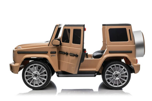 Džip 4×4 Mercedes Benz G500 sa mekim gumama i kožnim sedištem - Svetlo braon, XMX 627 - Slika 4