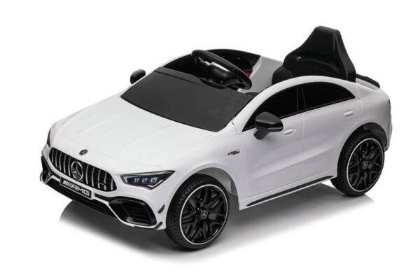 Auto Mercedes 4x4 CLA 45 AMG sa mekim gumama i kožnim sedištem - Beli - Slika 3