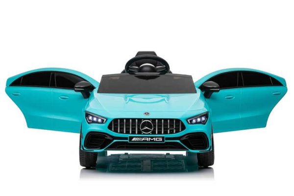 Auto Mercedes 4x4 CLA 45 AMG sa mekim gumama i kožnim sedištem - Plavi Tiffany - Slika 5