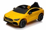 Auto Mercedes 4x4 CLA 45 AMG sa mekim gumama i kožnim sedištem - Žuti - Slika 4