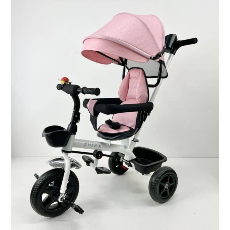 tricikl-za-decu-ts-65-rozi-1 Tricikl guralica za decu TS-65 - rozi, 10080 - Slika 2