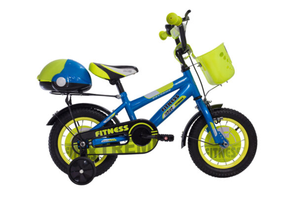 Dečija bicikla 12'' Fitness plavo-zelena SM-12106 - Slika 4