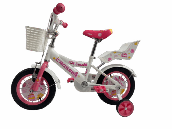 Dečija bicikla 12'' Ice-cream roze SM-12102 - Slika 5