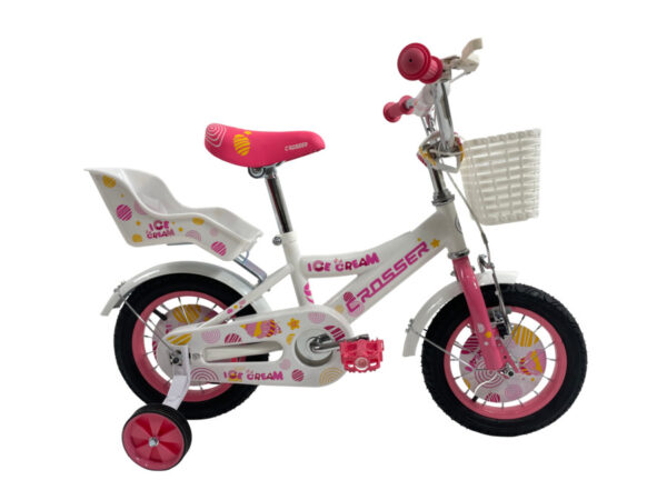 Dečija bicikla 12'' Ice-cream roze SM-12102 - Slika 6