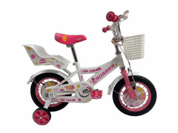 Dečija bicikla 12'' Ice-cream roze SM-12102 - Slika 4