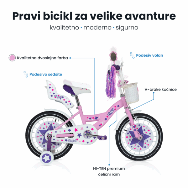 Dečija bicikla 16'' Challenge SM-16004 - Slika 5