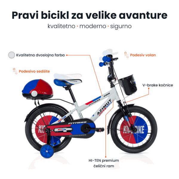 Dečija bicikla 16'' Challenge SM-16004 - Slika 8