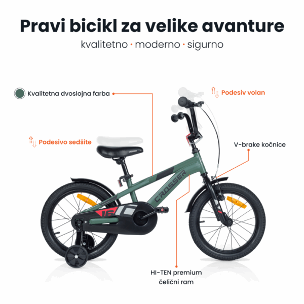 Dečija bicikla 16'' Challenge SM-16004 - Slika 3