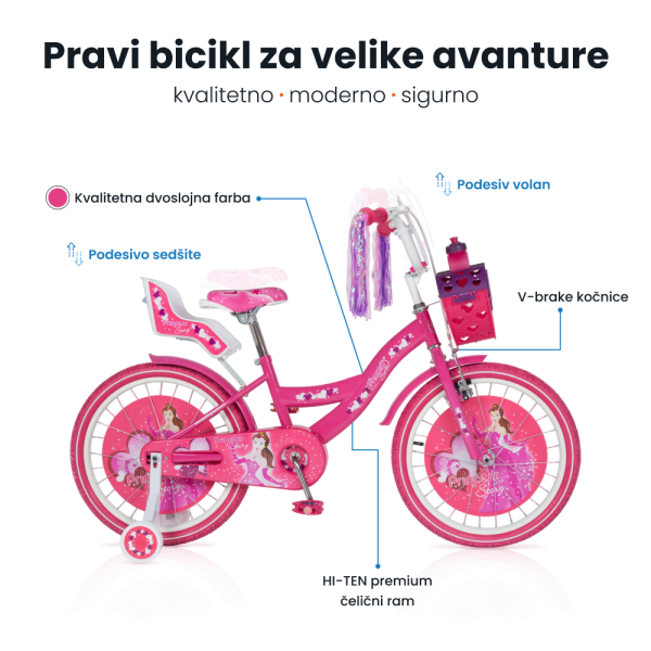 Dečija bicikla 20'' Fitness plavo-zeleni SM-20103 - Slika 21