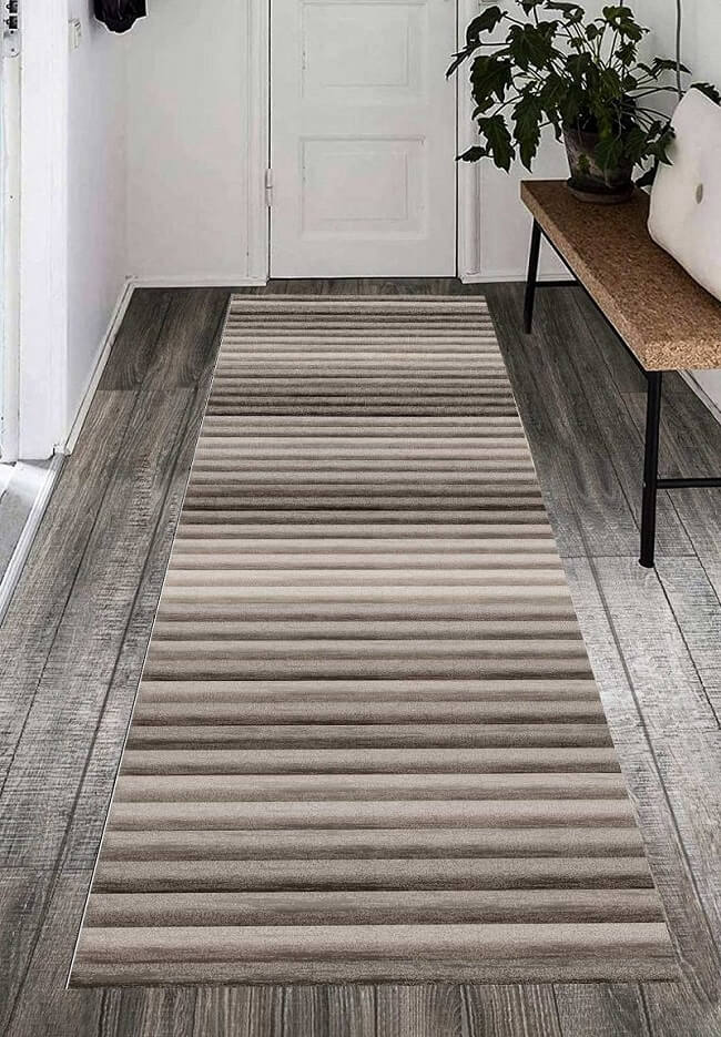 Staza Bež pruge 80x300cm SHO-001 Staza Bež pruge 80x300cm SHO-001