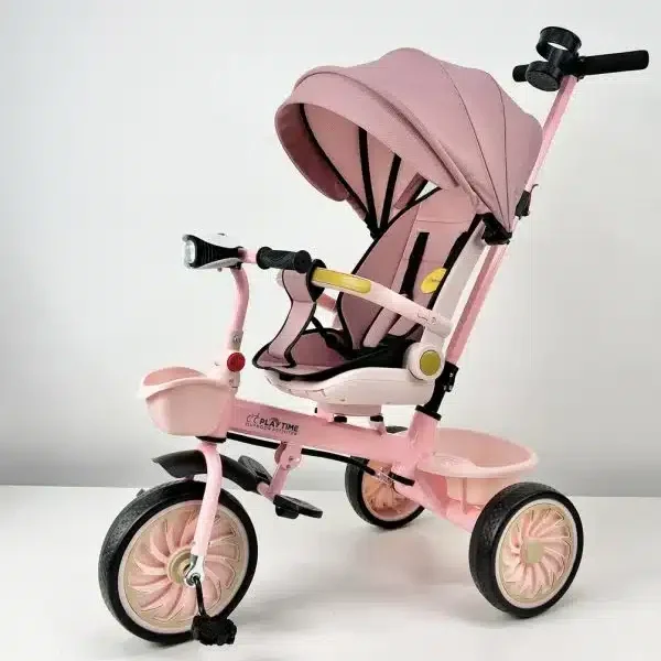Sklopivi tricikl 4001 roze