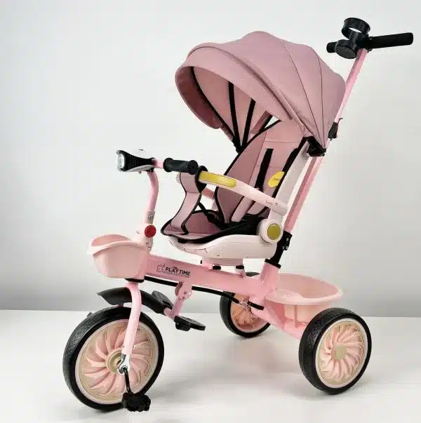 Sklopivi tricikl 4001 roze