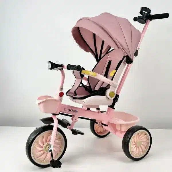 Sklopivi tricikl 4001 roze
