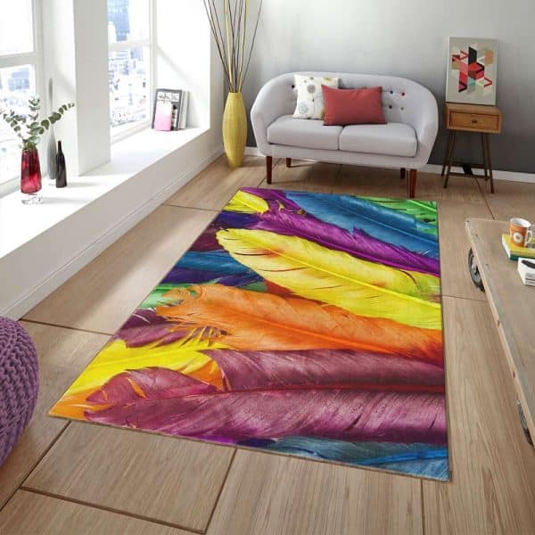 Tepih za dnevni boravak 120x180cm – Šarena pera, TG-1116