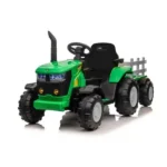 Veliki traktor sa prikolicom na akumulator ts-080-2br zeleni