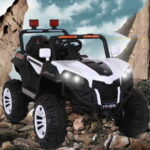 Veliki džip na akumulator terenac 4X4 – Beli, BJNA2018 - Slika 2