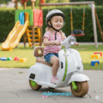 Vespa na akumulator Y-MB276 6V bela 062168B