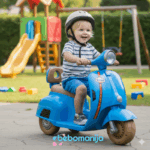 Vespa na akumulator Y-MB276 6V plava 062168P