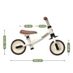 Dečiji balance bike Tulano Scout 15 Cream 8369 - Slika 2