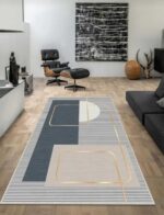 Tepih TG-3168 Sivo puder pravougaonici