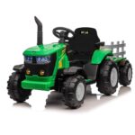 Traktor sa prikolicom na akumulator PS slikan sa strane