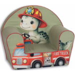 Dečija fotelja Dino vatrogasac 