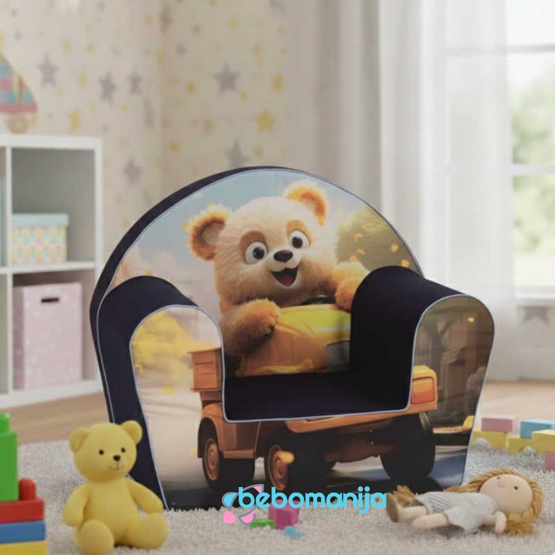 Dečija fotelja Meda u kamionu