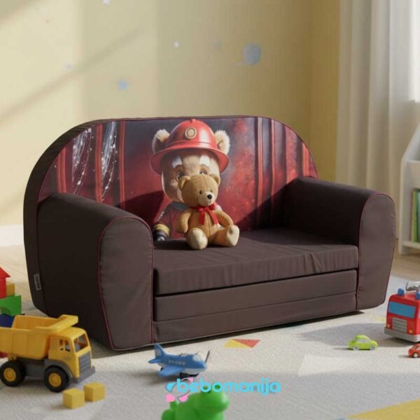 Dečija fotelja Meda vatrogasac Dvosed 113251