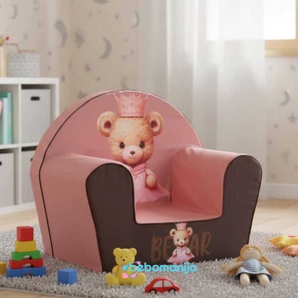 Dečija fotelja Princeza medvedica