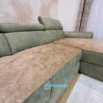 Prekrivači Cotex kocka svetlo braon