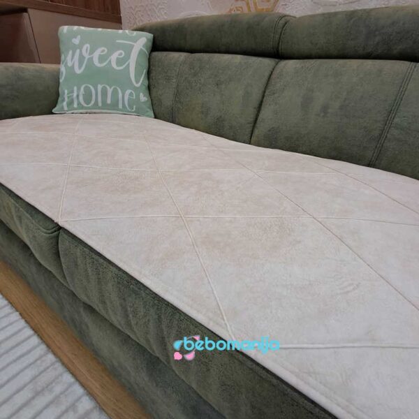 Prekrivači Cotex kocka svetlo krem