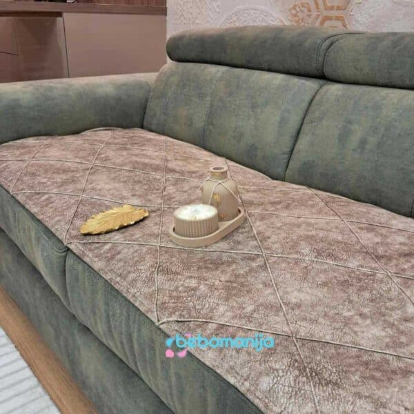 Prekrivači Cotex kocka tamno bež