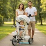 Sklopivi tricikl 4003 Beli