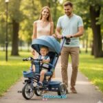 Sklopivi tricikl 4003 Plavi