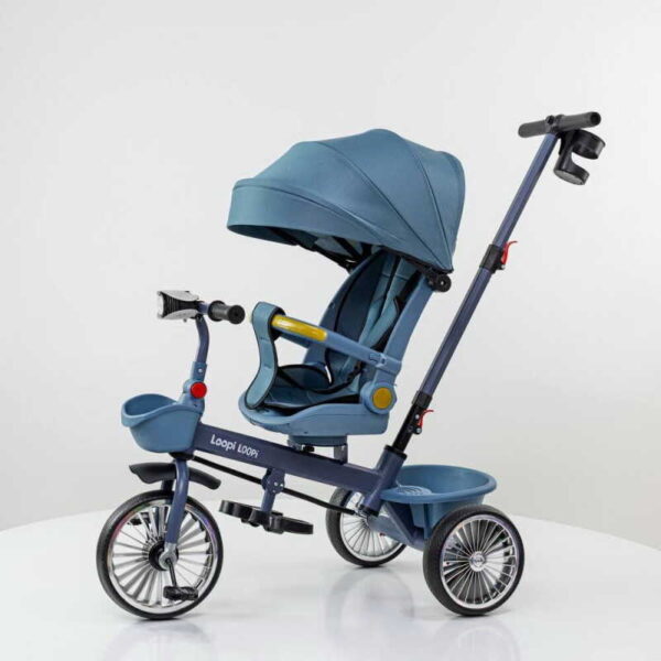 Sklopivi tricikl 4003 Plavi