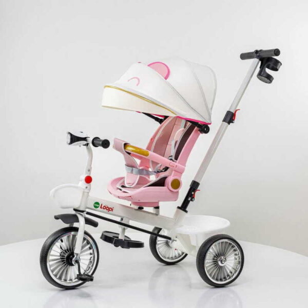 Sklopivi tricikl 4003 Rozi